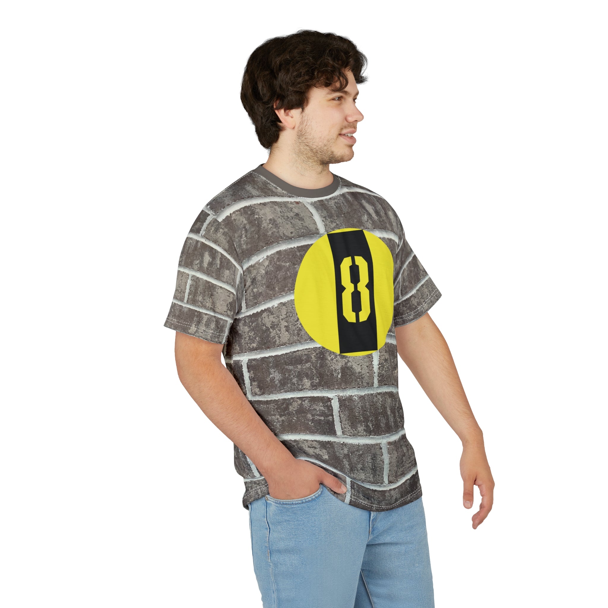 AOP Shirt | Brick Road 8 | Black