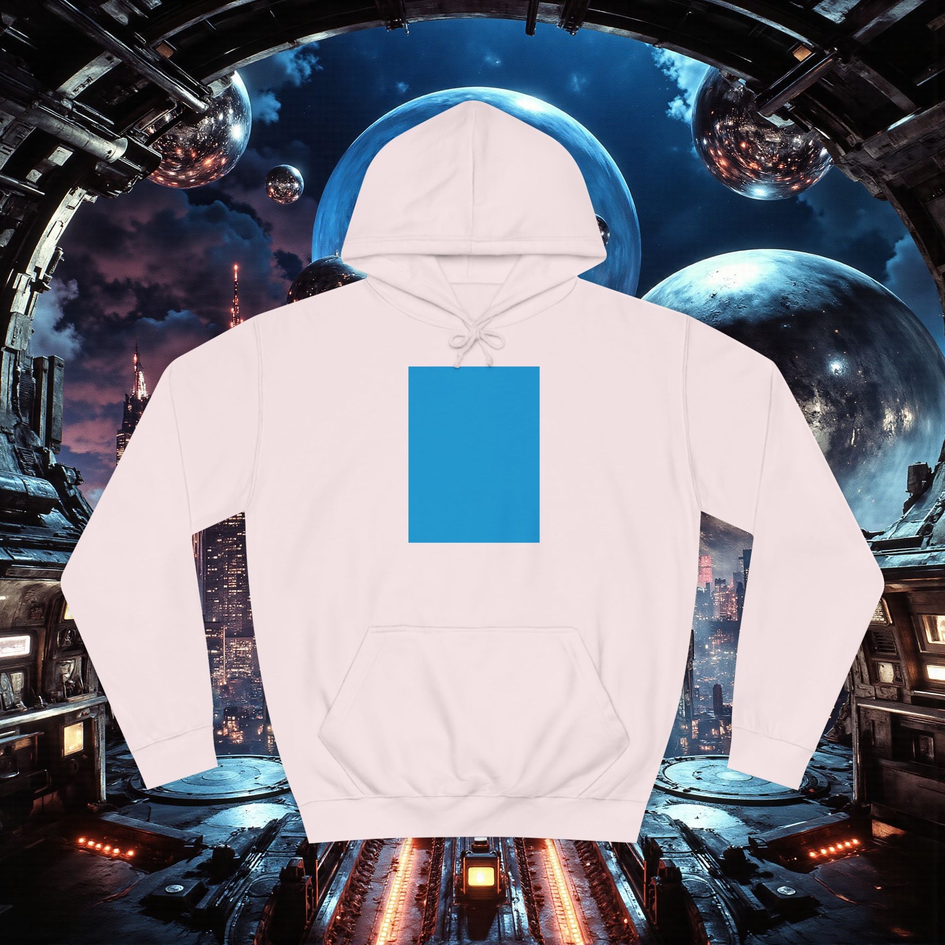 College Hoodie | Bright Blue