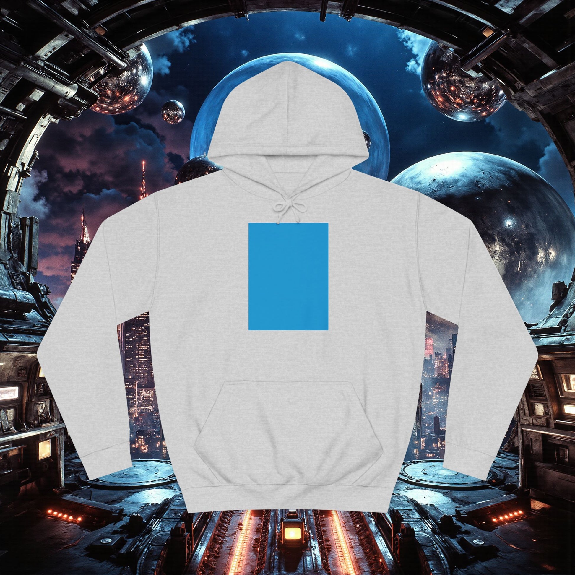 College Hoodie | Bright Blue
