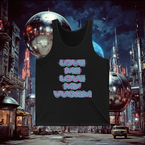 Jersey Tank | LOVE ME LOVE MY WORM | Naked