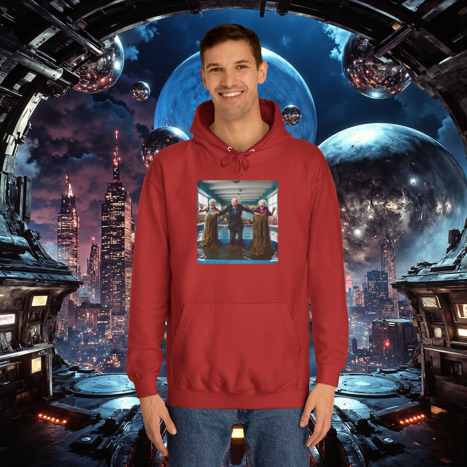 College Hoodie | Grandpa's Worm