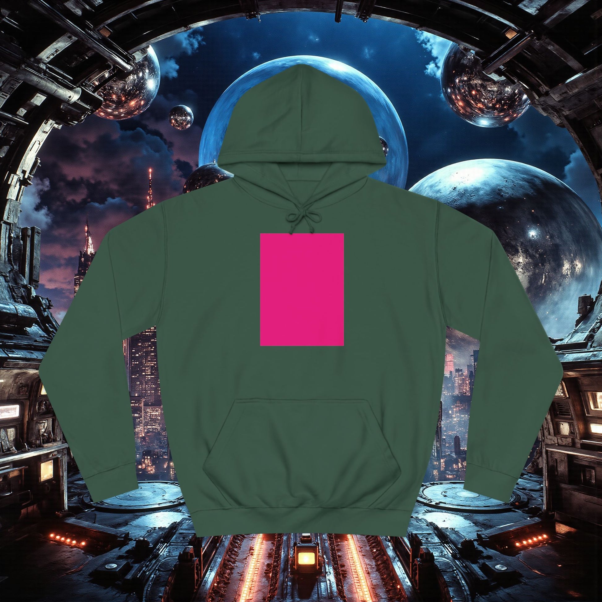 College Hoodie | Bright Pink