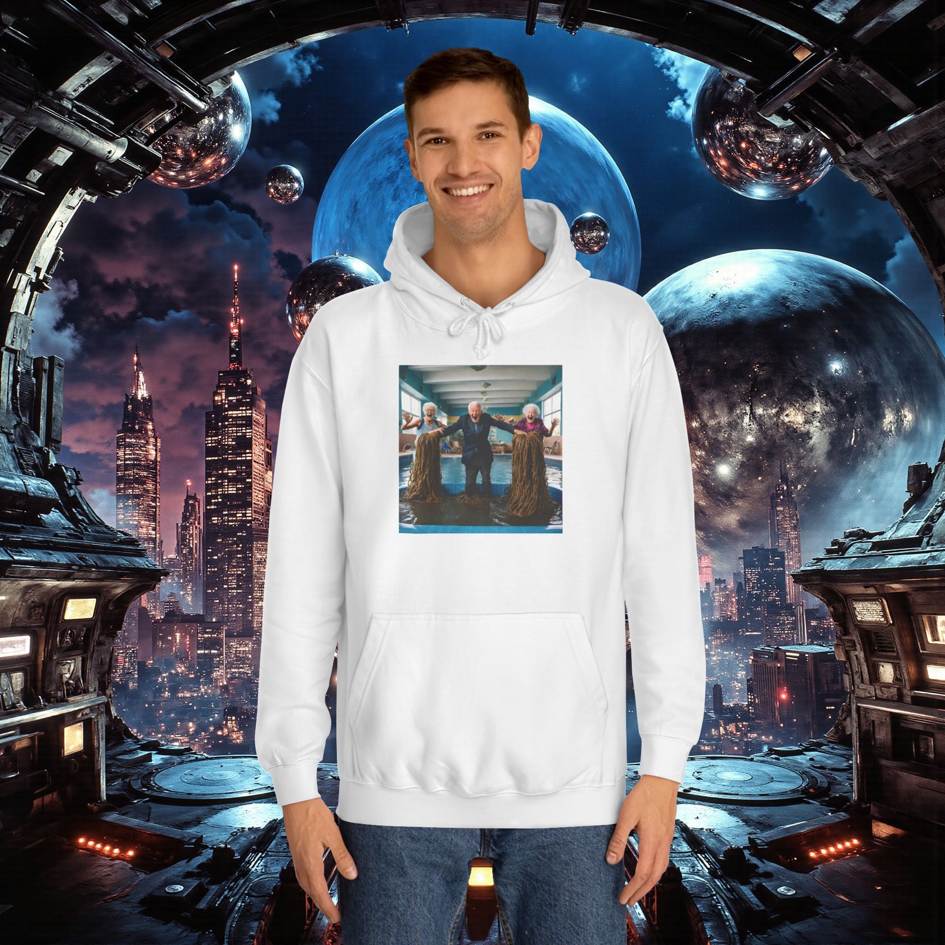College Hoodie | Grandpa's Worm