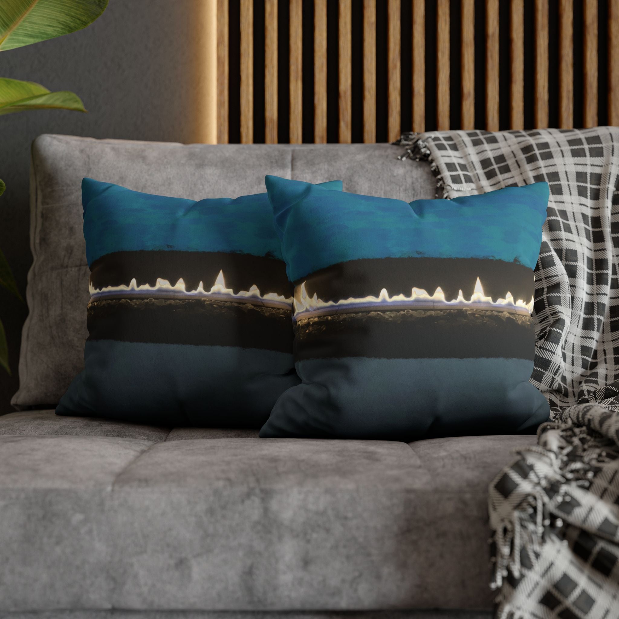 Pillow Case | Faux Suede | Matte Fire