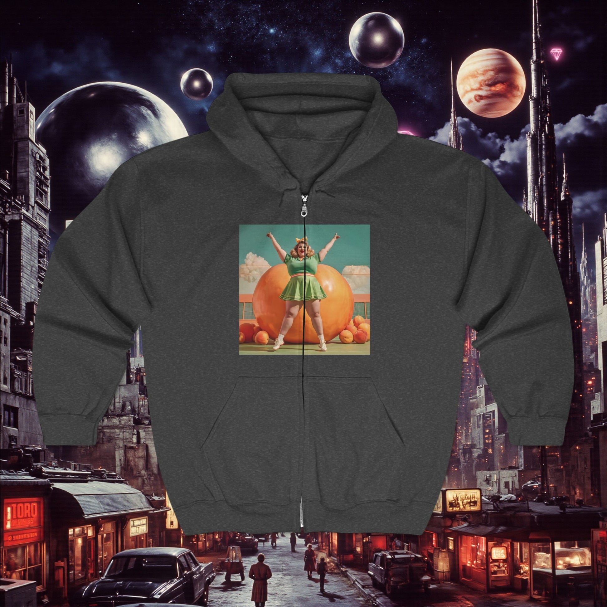 Zip Hoodie | Fat Peaches