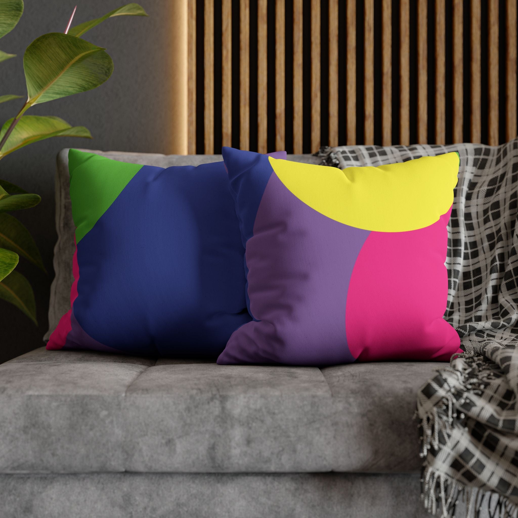 Pillow Case | Faux Suede | Color War