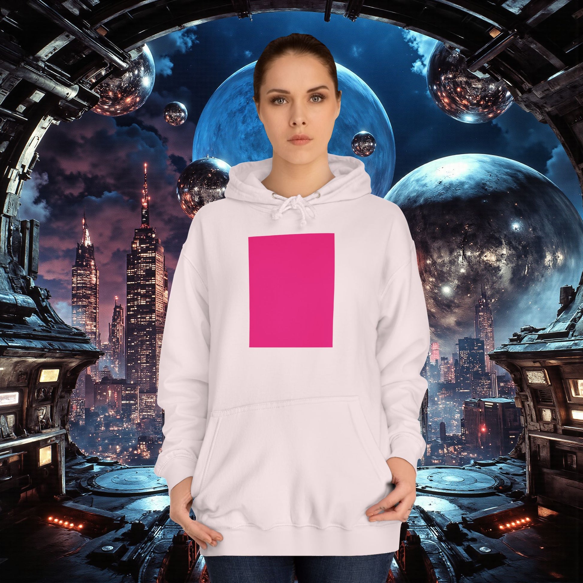 College Hoodie | Bright Pink
