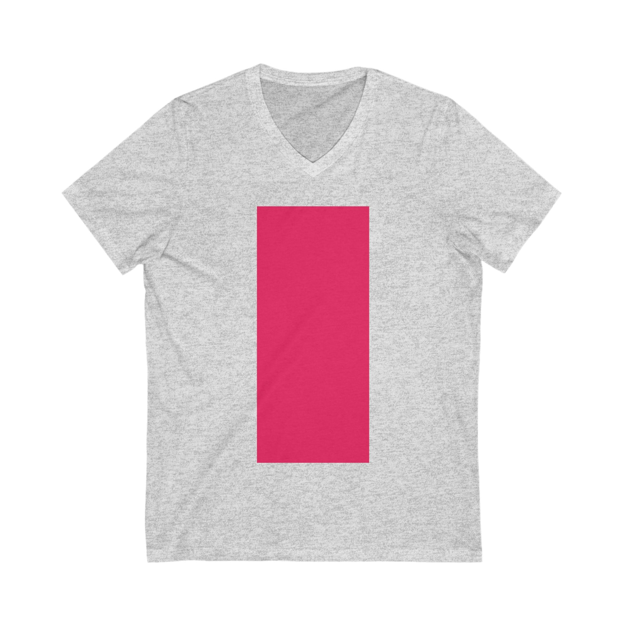 V-Neck T-Shirt | Pink