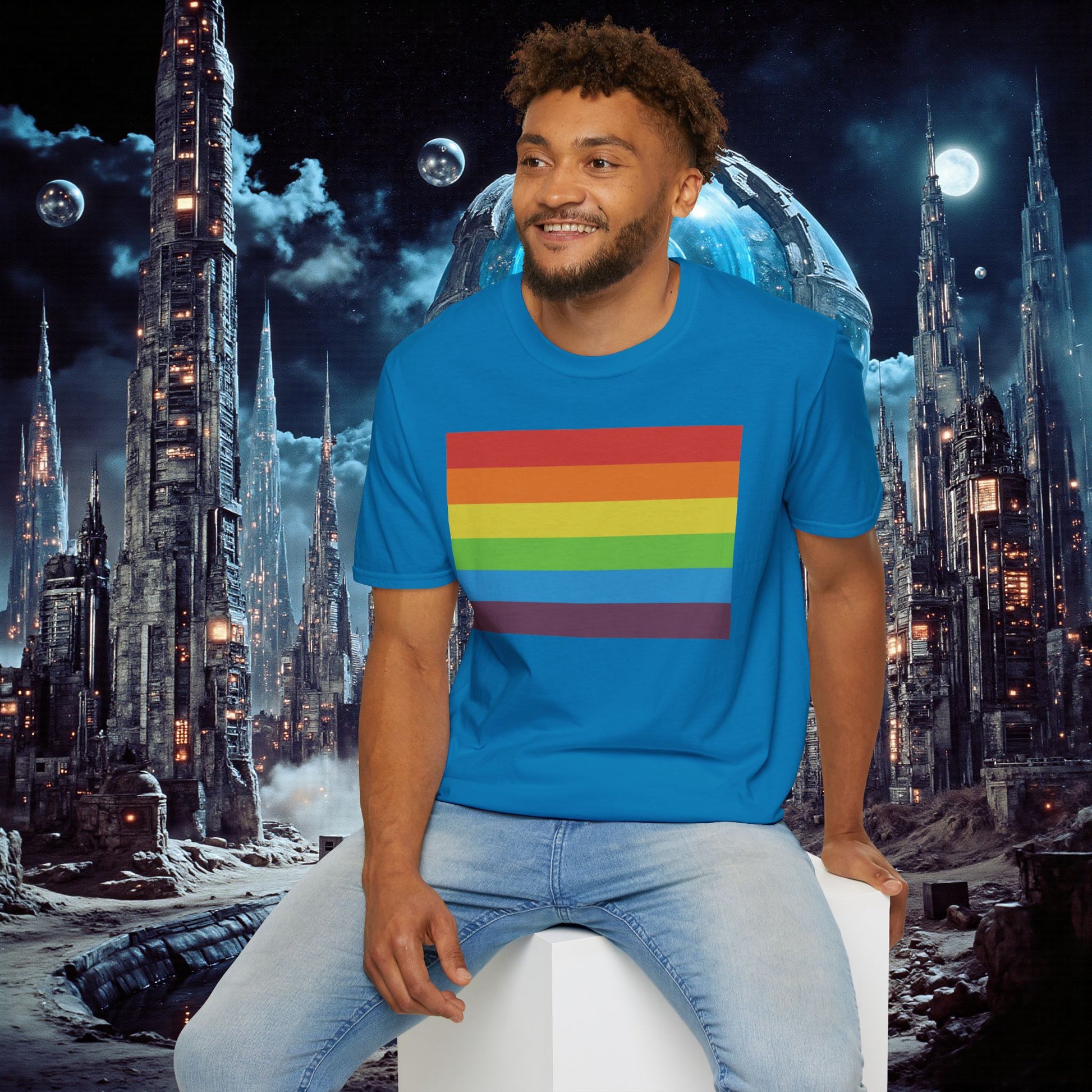 T-Shirt | Vintage Pride Flag