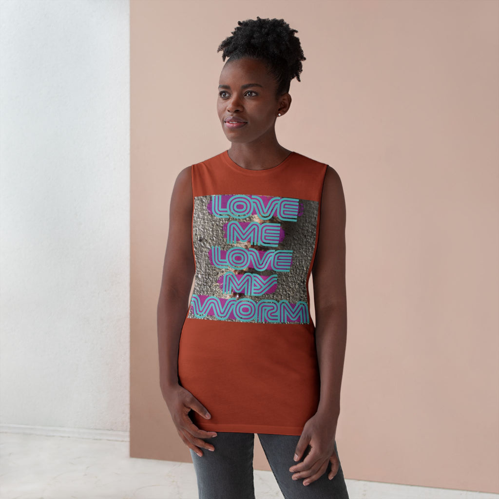 Muscle Tank | Love Me Love My Worm (for the devout)
