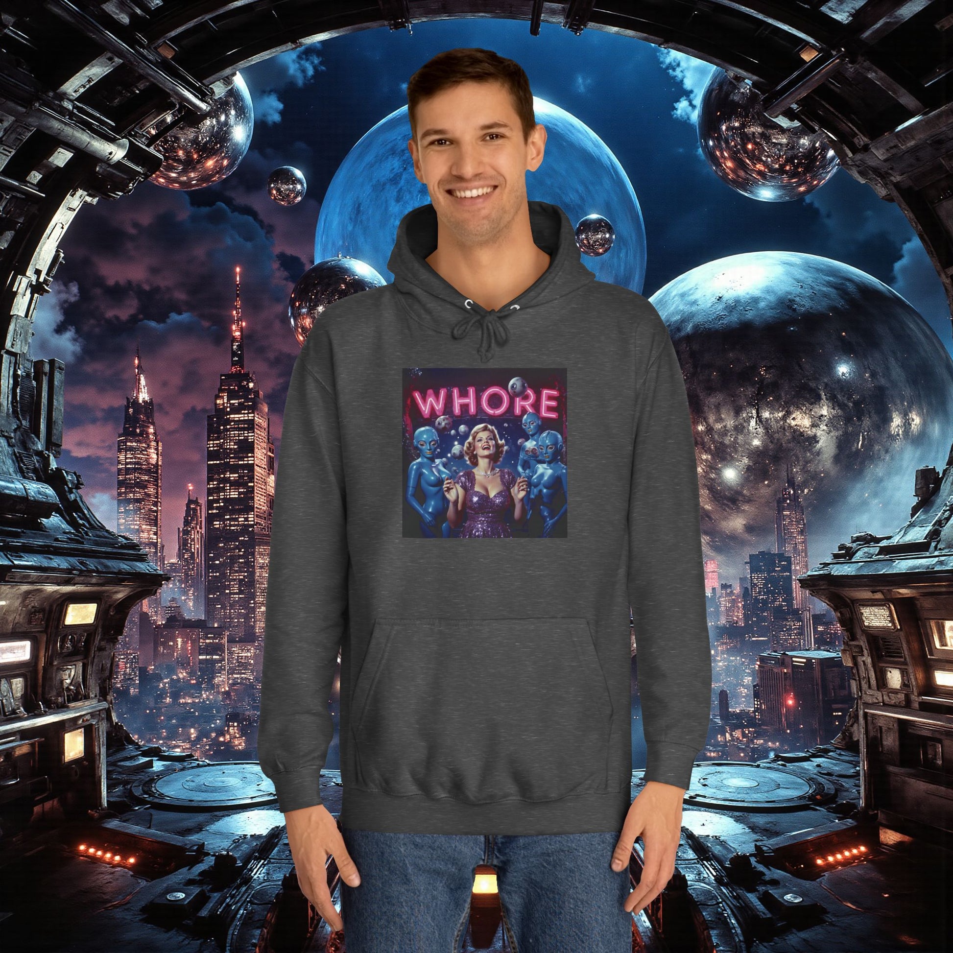 College Hoodie | WHORE