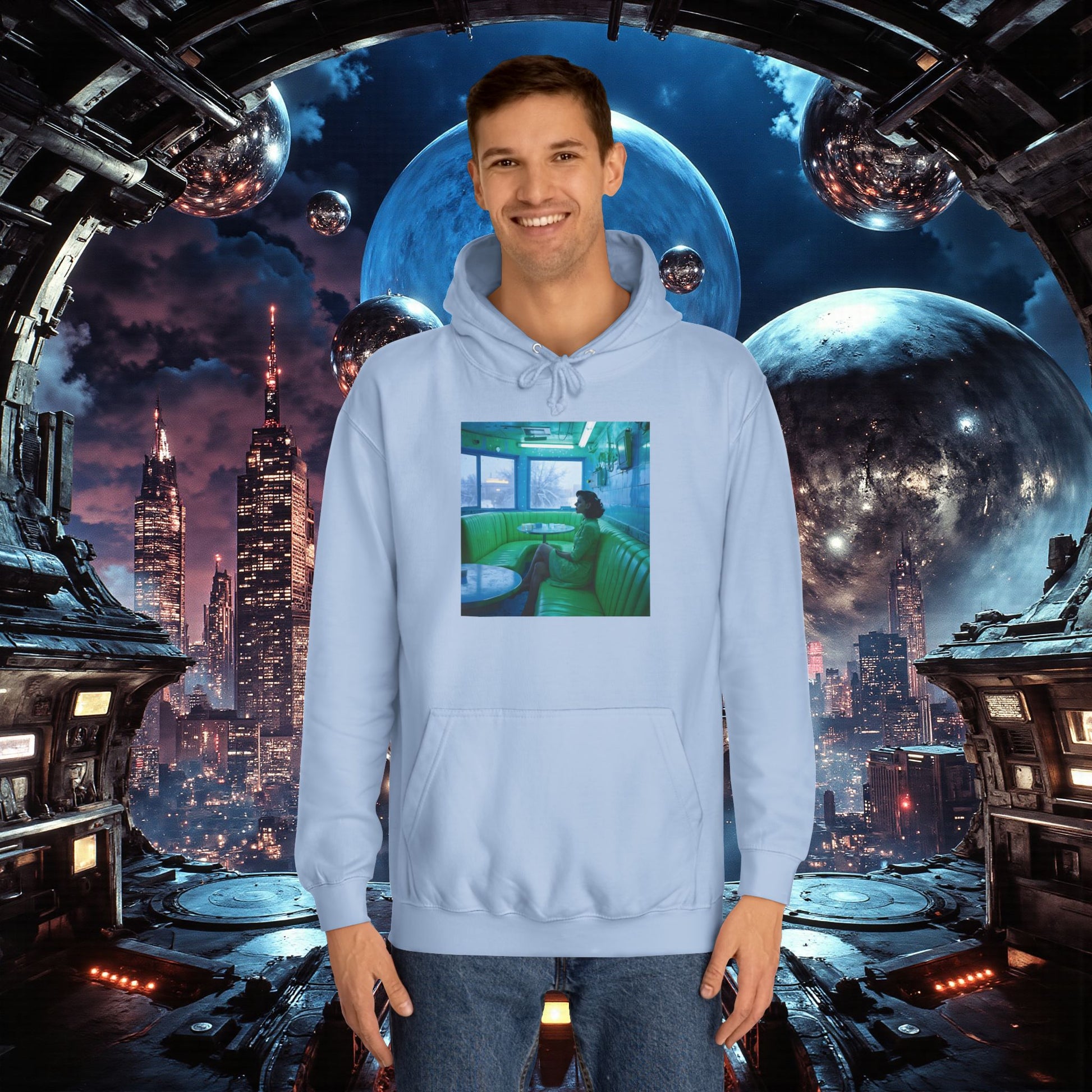 College Hoodie | Forever Blue
