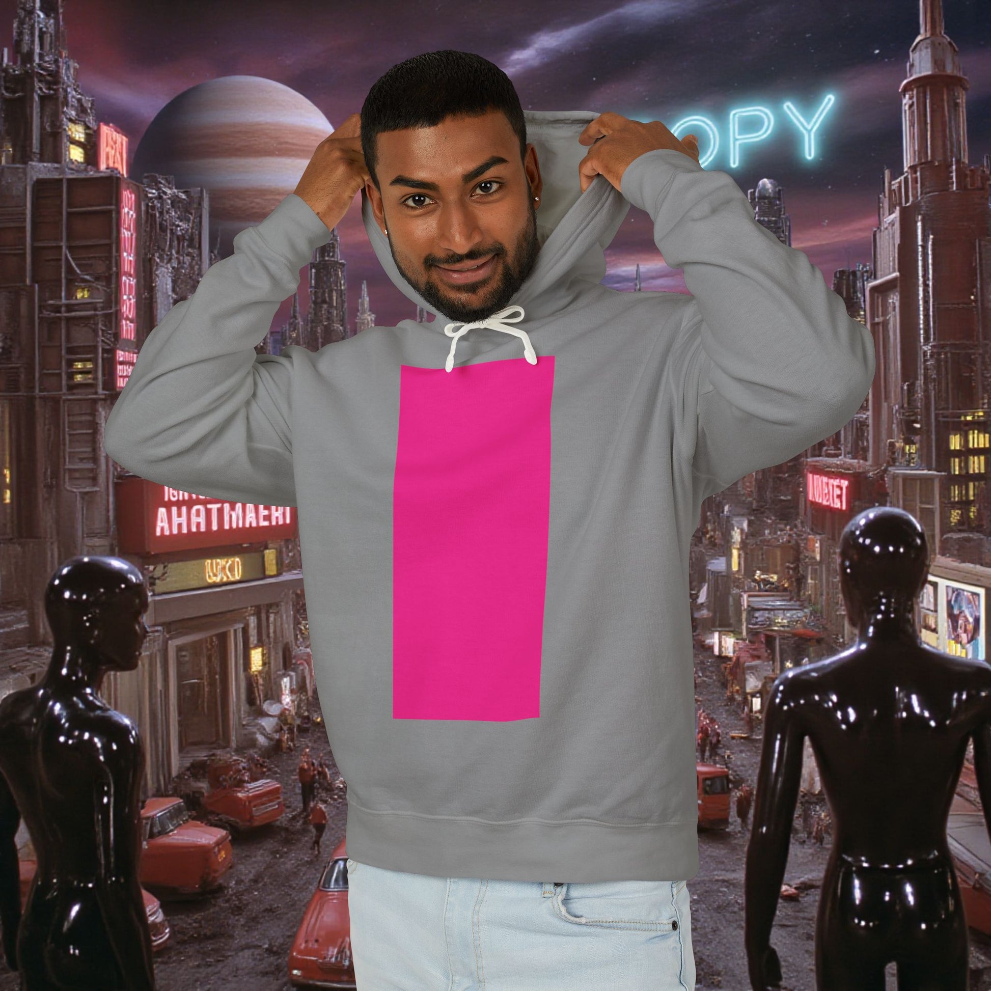 Hoodie Sweatshirt | Bright Pink