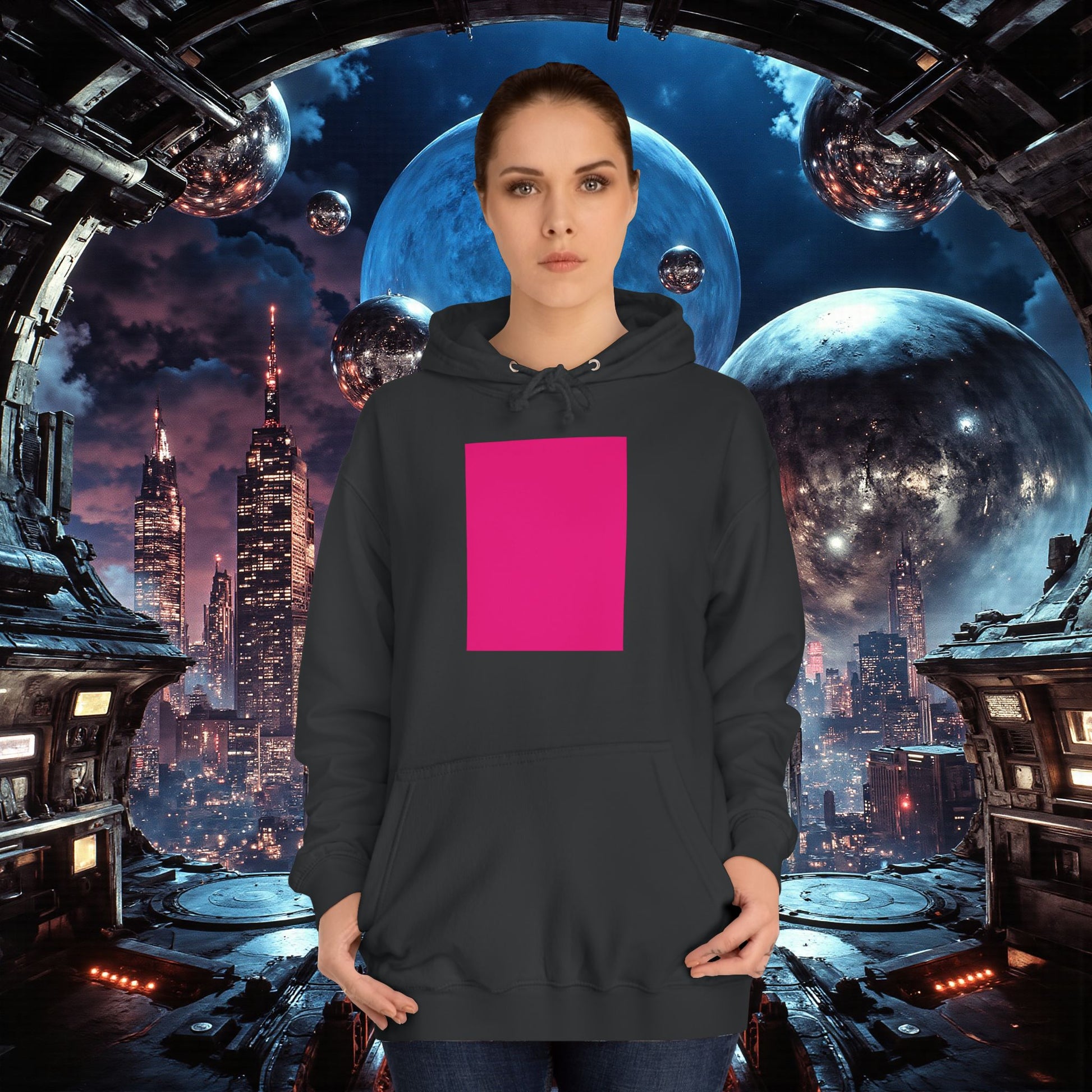 College Hoodie | Bright Pink