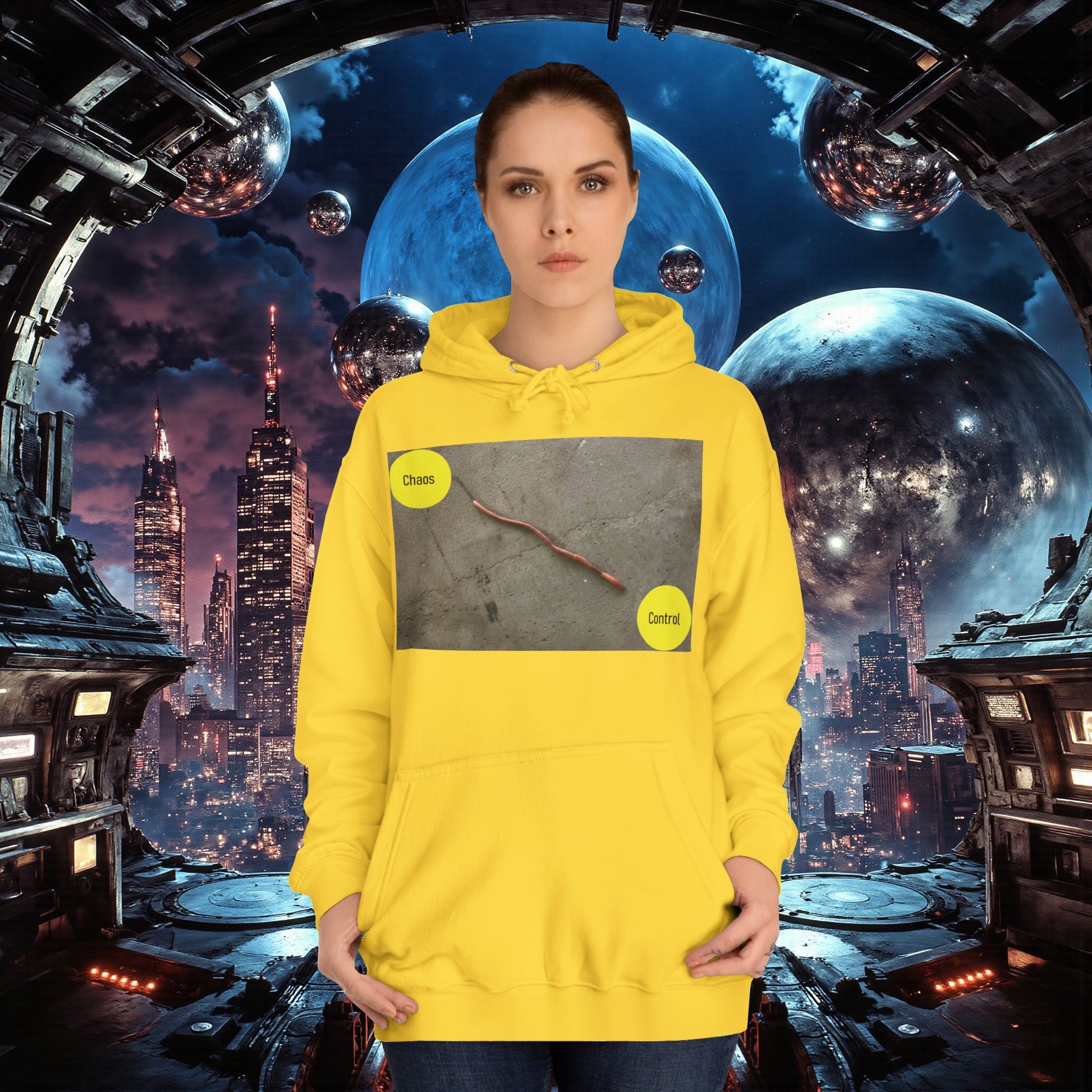 College Hoodie | Control The Chaos Control The Worm