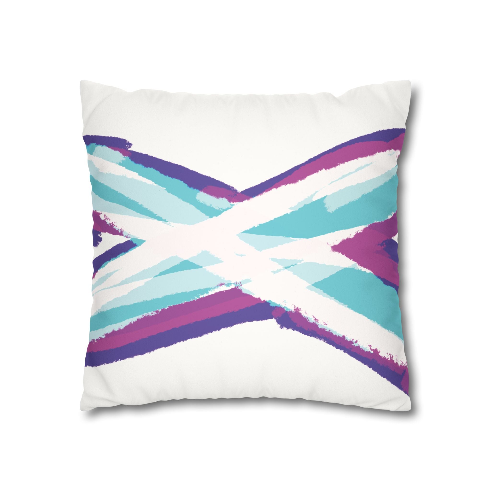 Pillow Case | Faux Suede | X