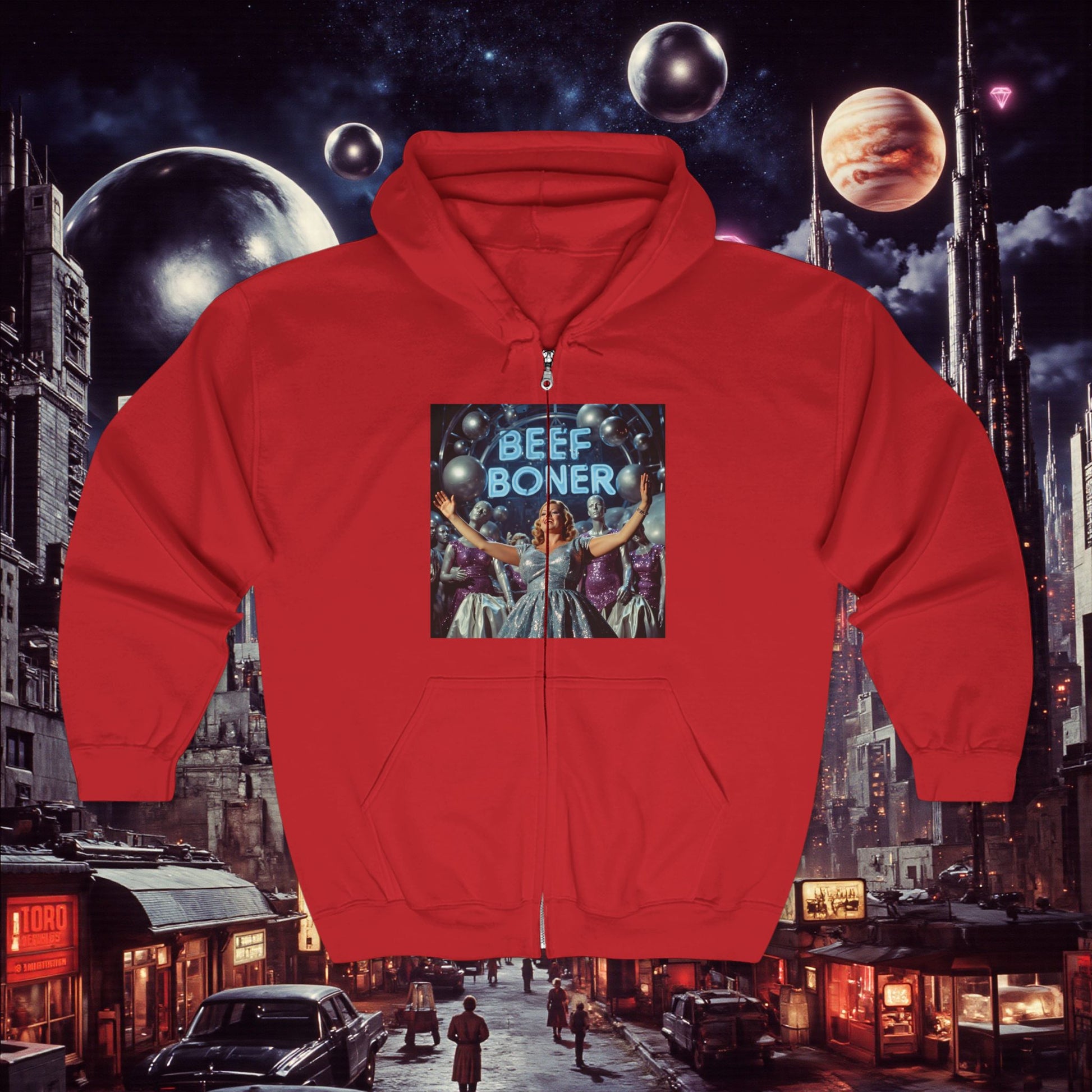 Zip Hoodie | Beef Boner