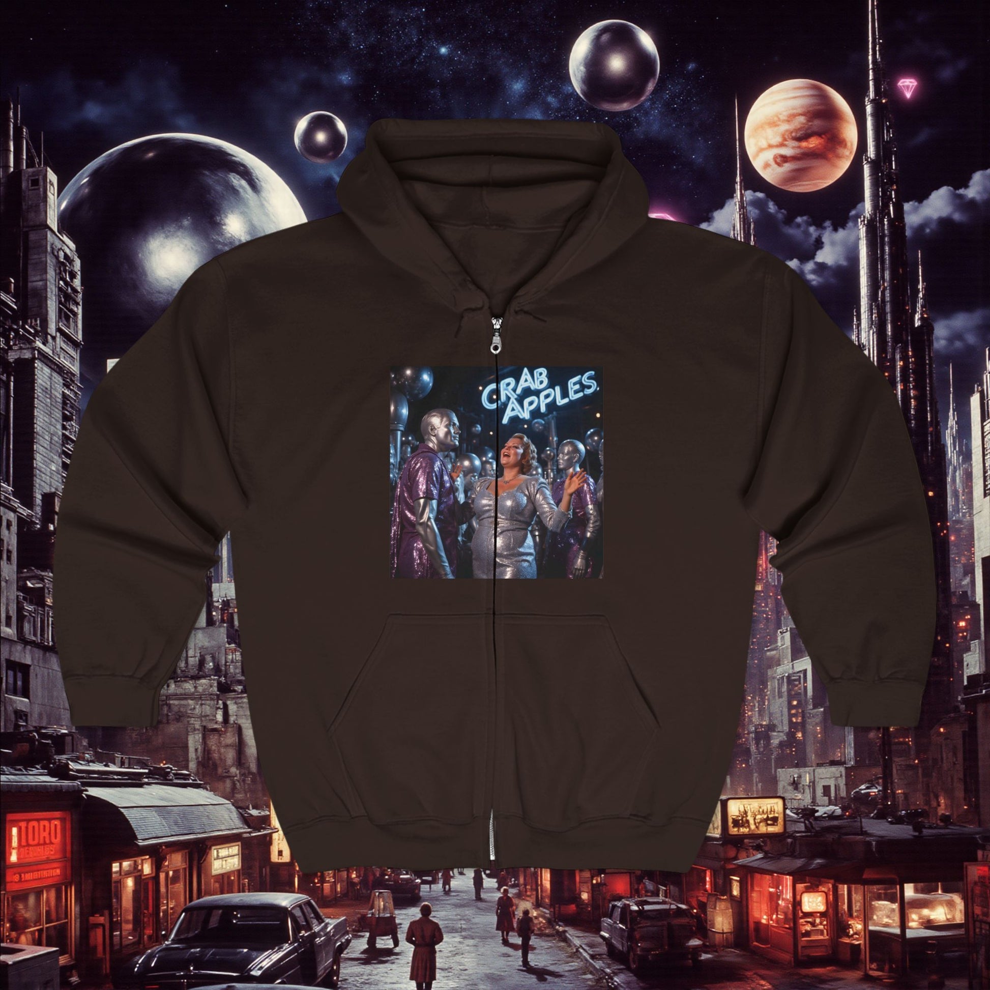 Zip Hoodie | Crab Apples