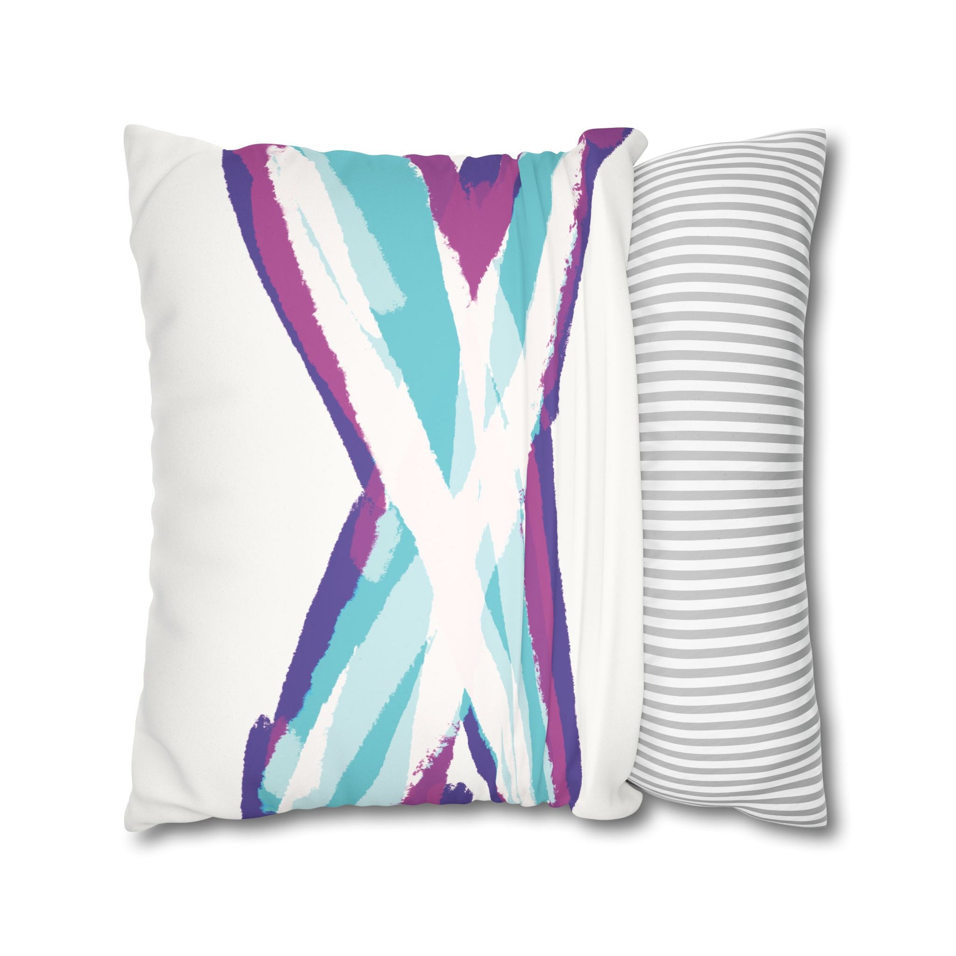 Pillow Case | Faux Suede | X