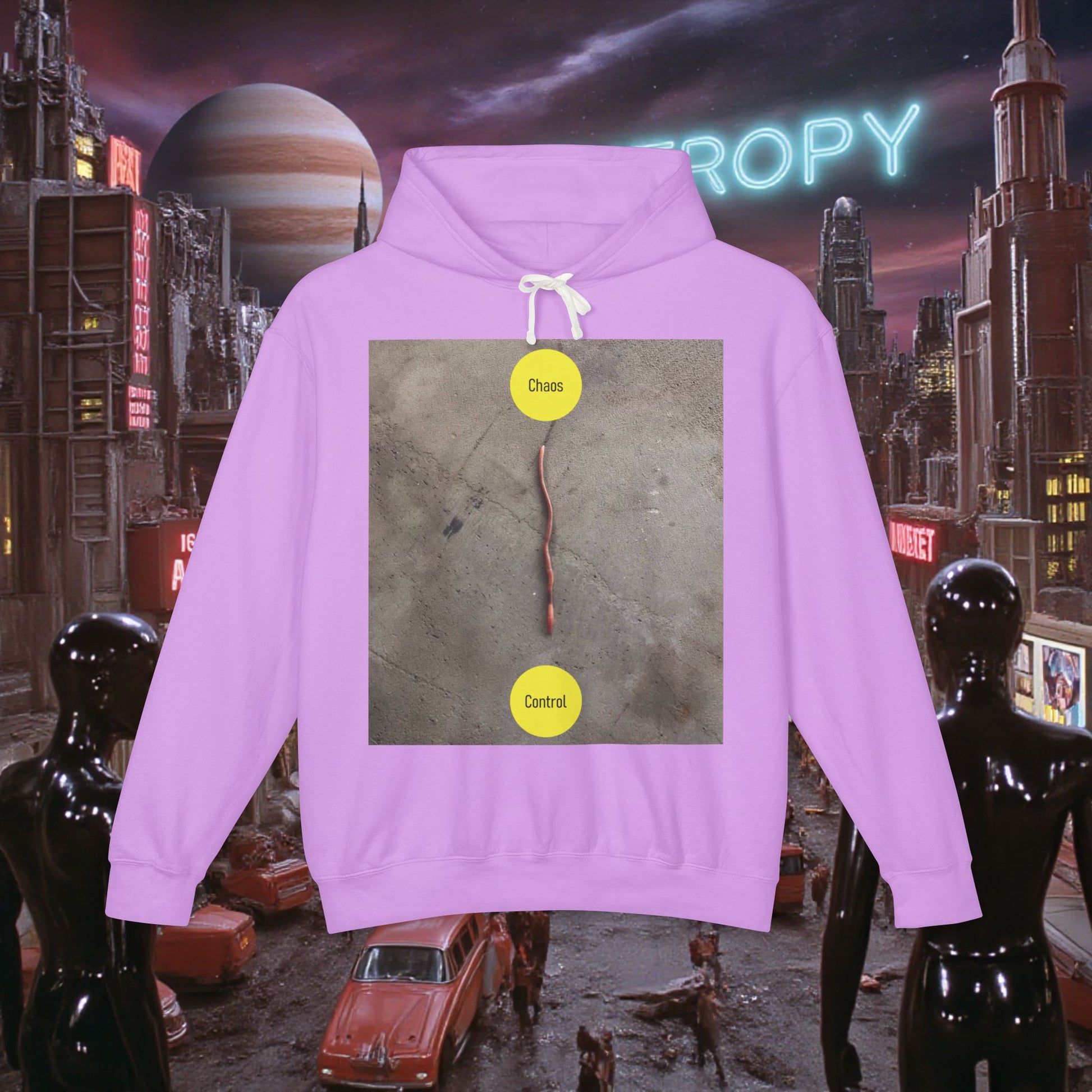 Hoodie Sweatshirt | Control The Chaos Control The Worm