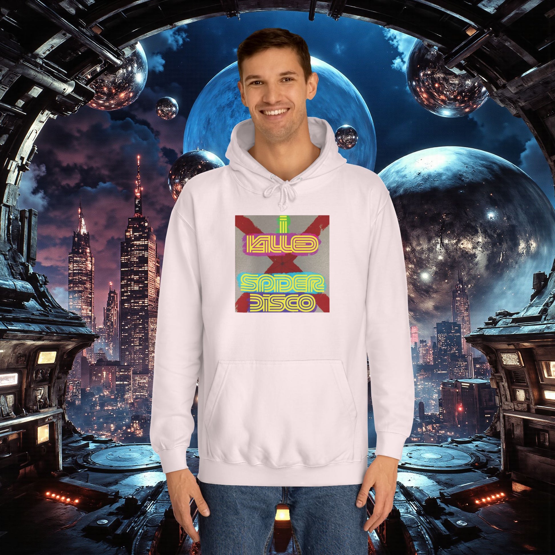 College Hoodie | I Killed Spider Disco