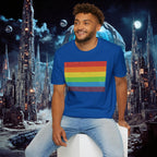 T-Shirt | Distressed Vintage Pride Flag
