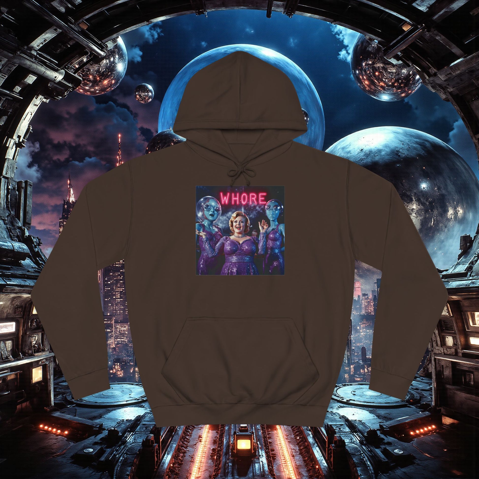 College Hoodie | WHORE