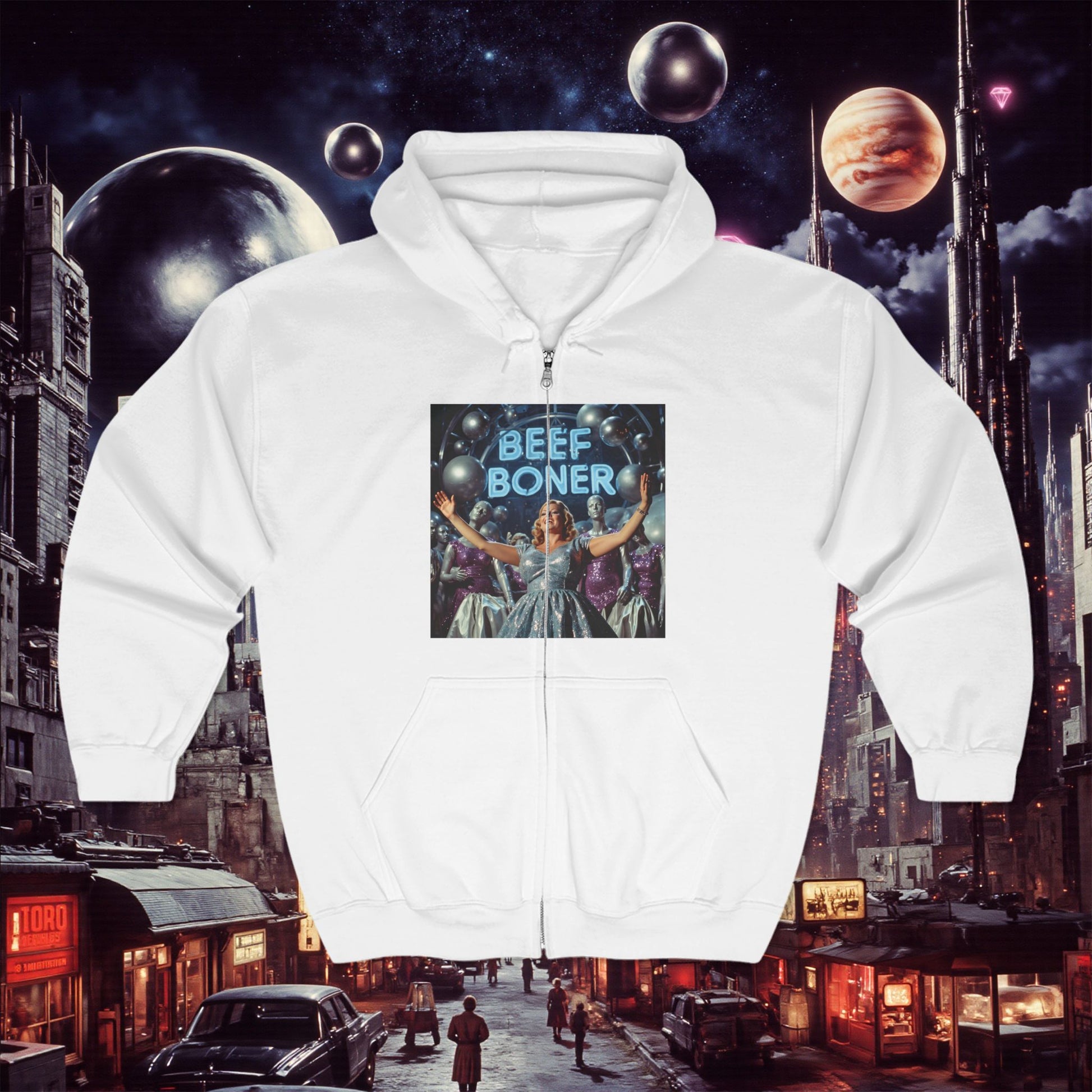 Zip Hoodie | Beef Boner