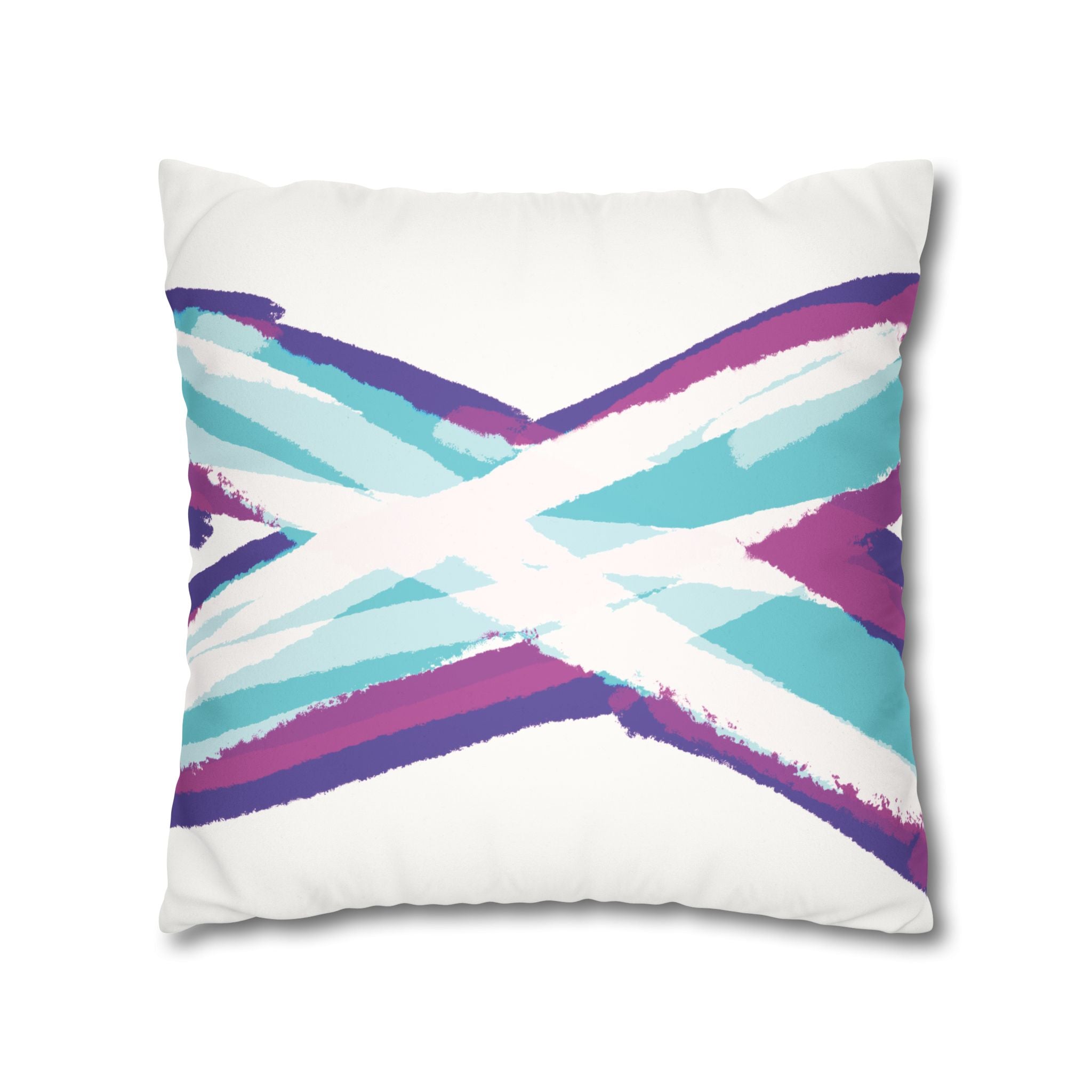 Pillow Case | Faux Suede | X