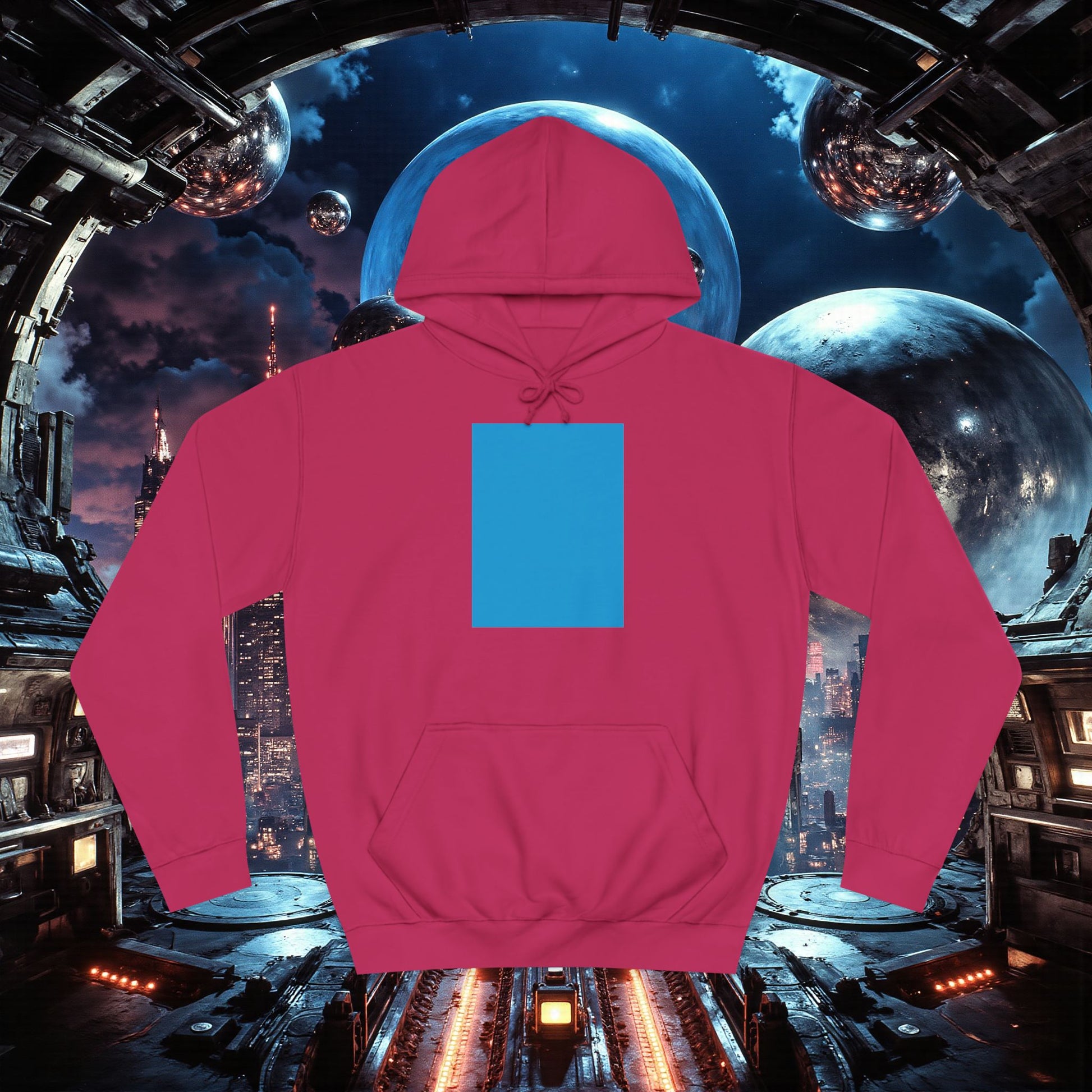 College Hoodie | Bright Blue