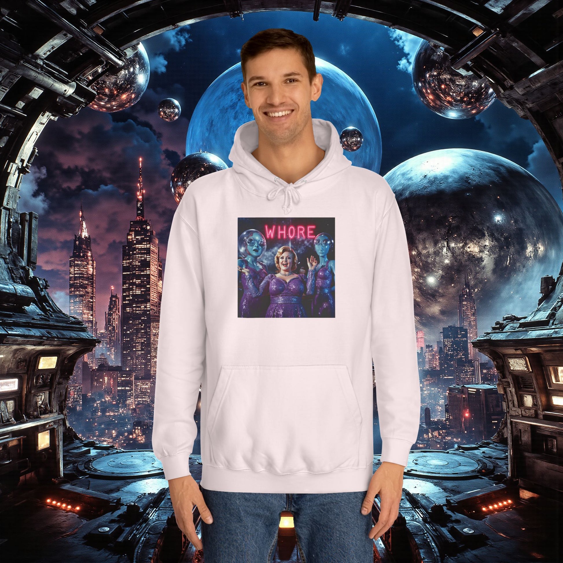 College Hoodie | WHORE