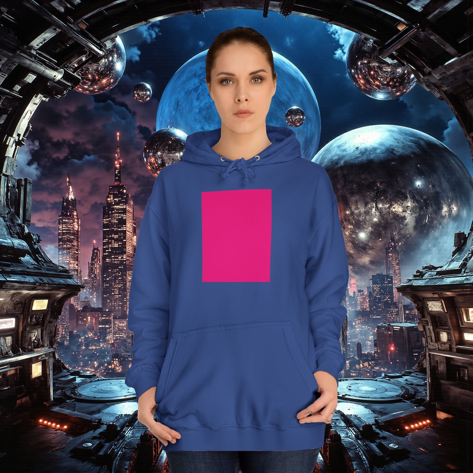 College Hoodie | Bright Pink