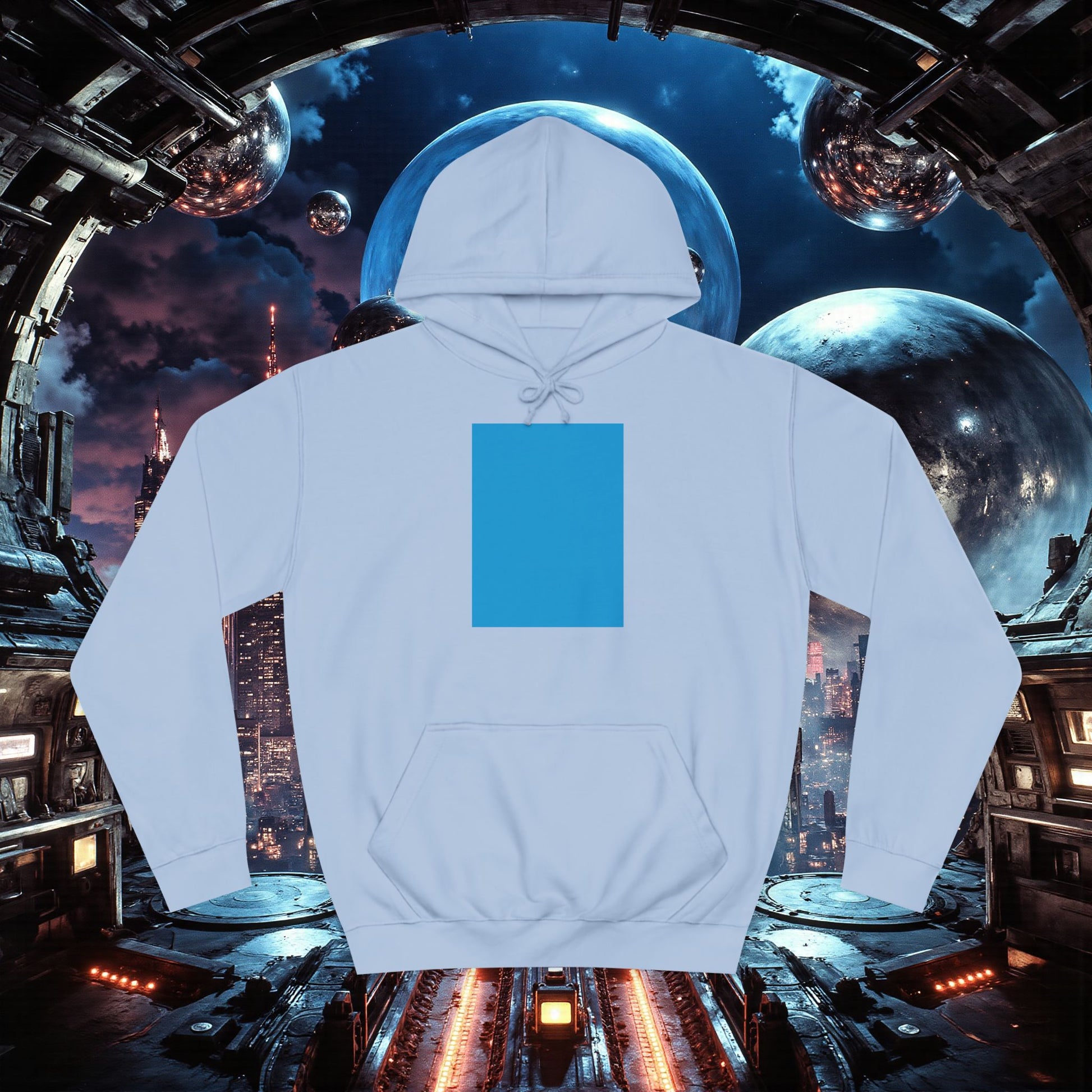 College Hoodie | Bright Blue