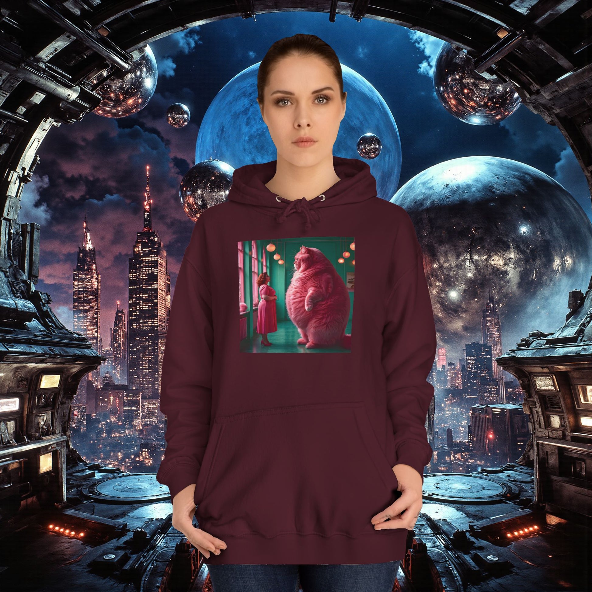 College Hoodie | Pink Pussy