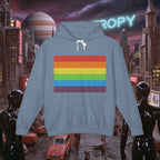 Hoodie Sweatshirt | Vintage Pride Flag