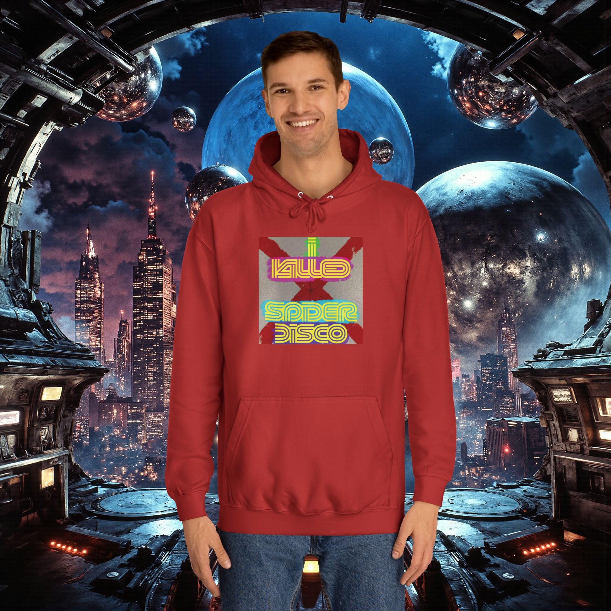College Hoodie | I Killed Spider Disco