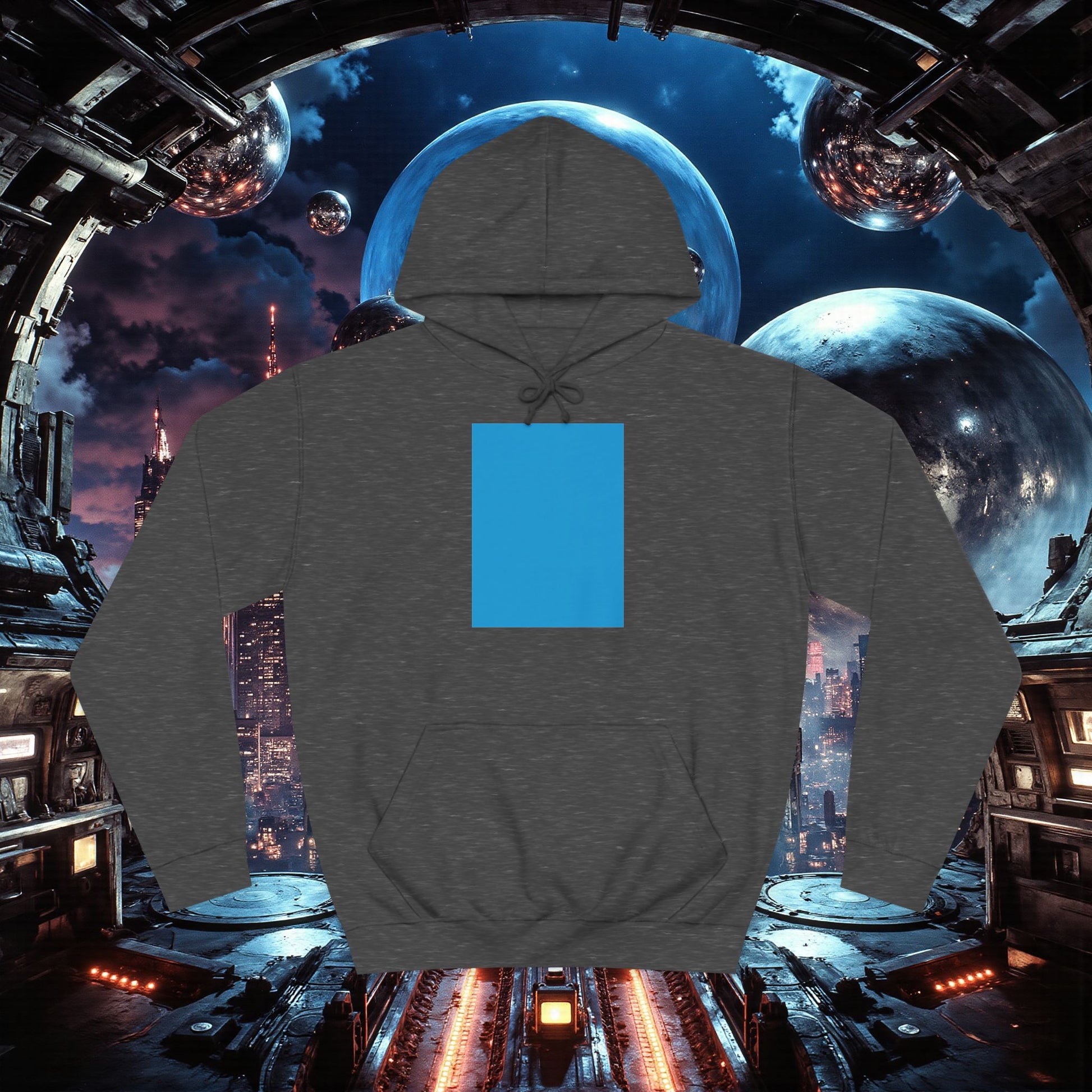 College Hoodie | Bright Blue