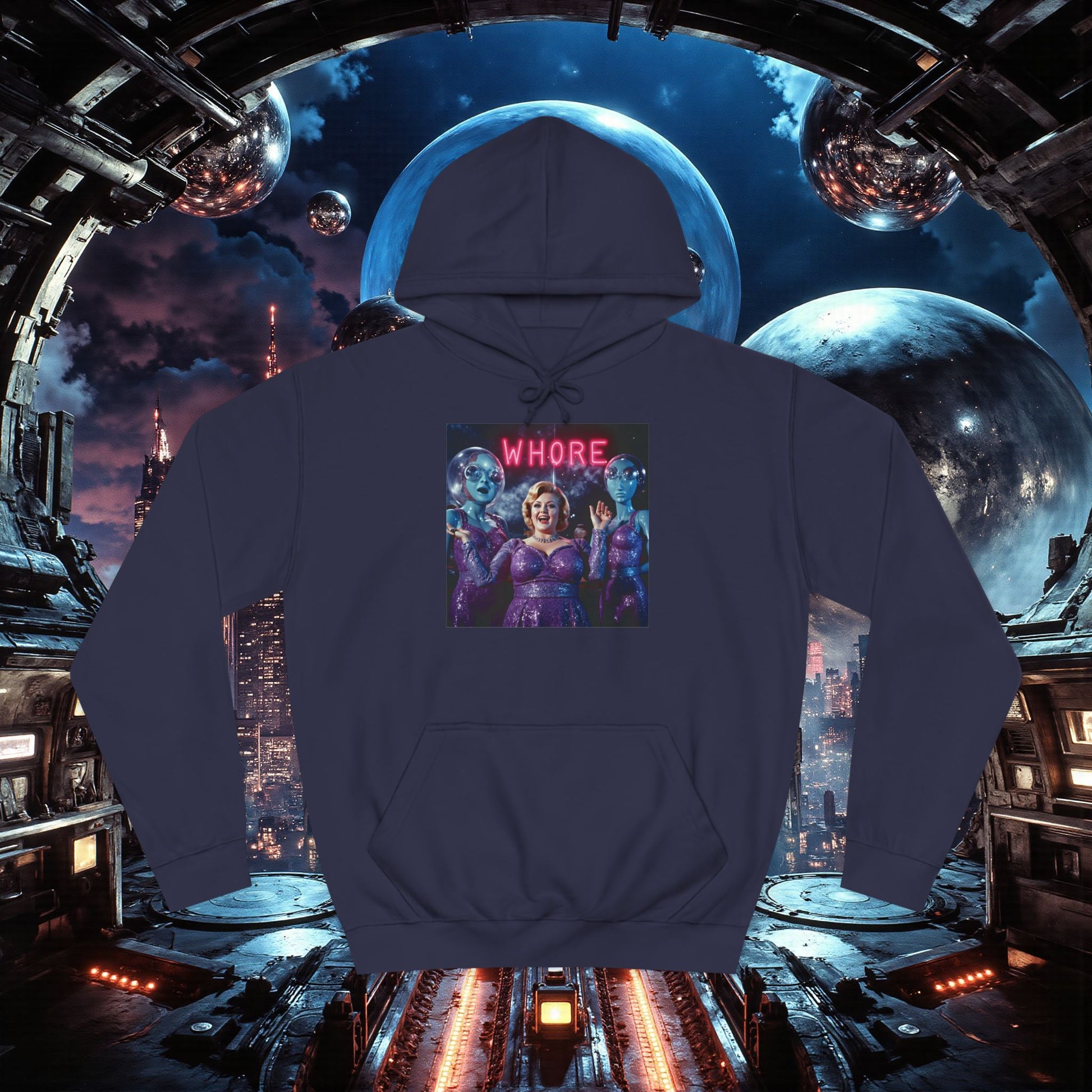 College Hoodie | WHORE