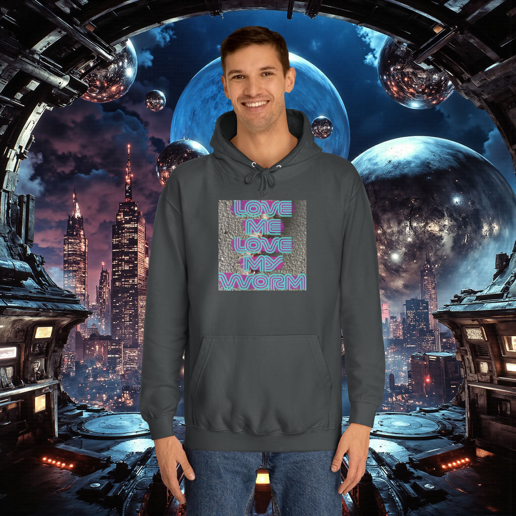 College Hoodie | Love Me Love My Worm (for the devout)