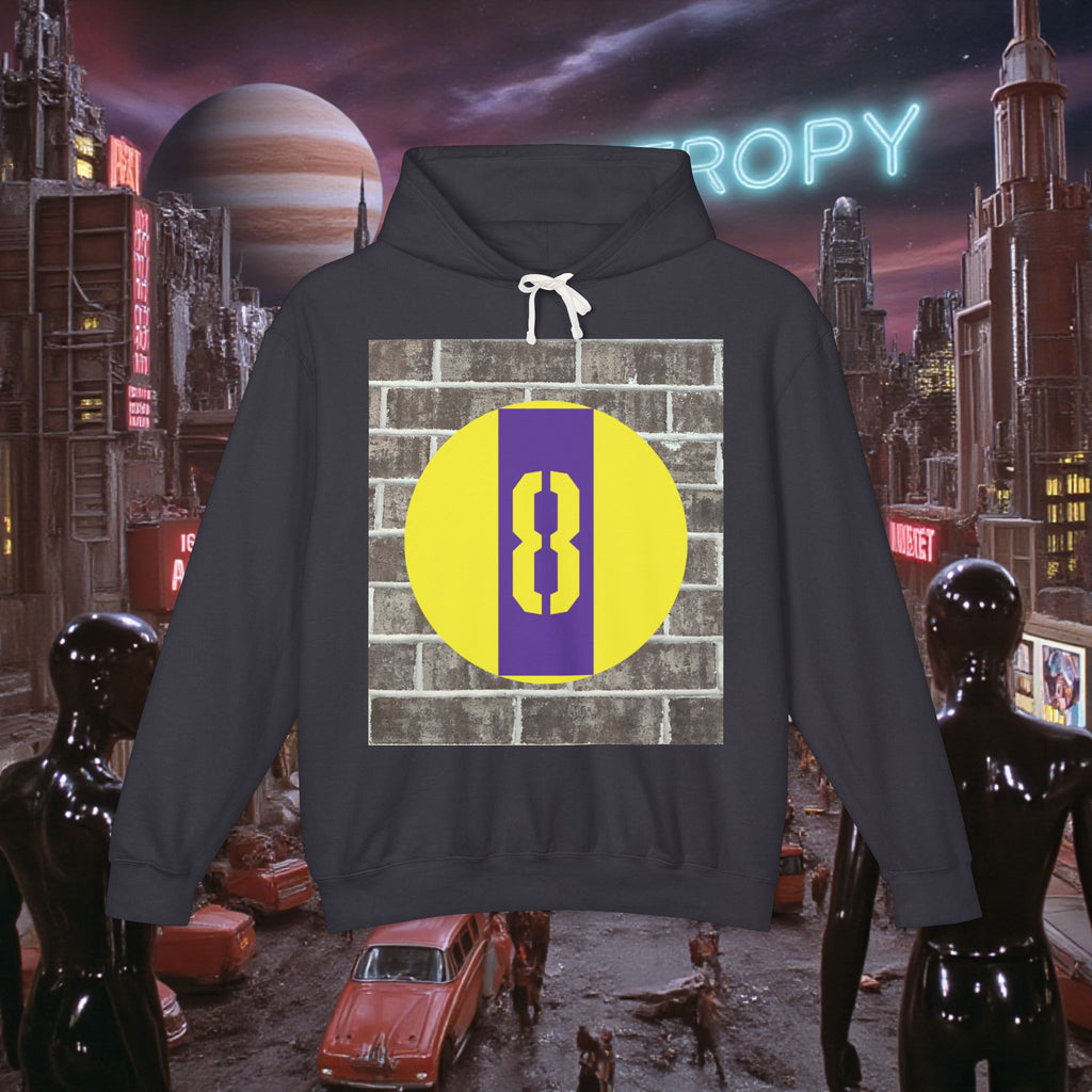 Hoodie Sweatshirt | Brick Road 8 | Purple