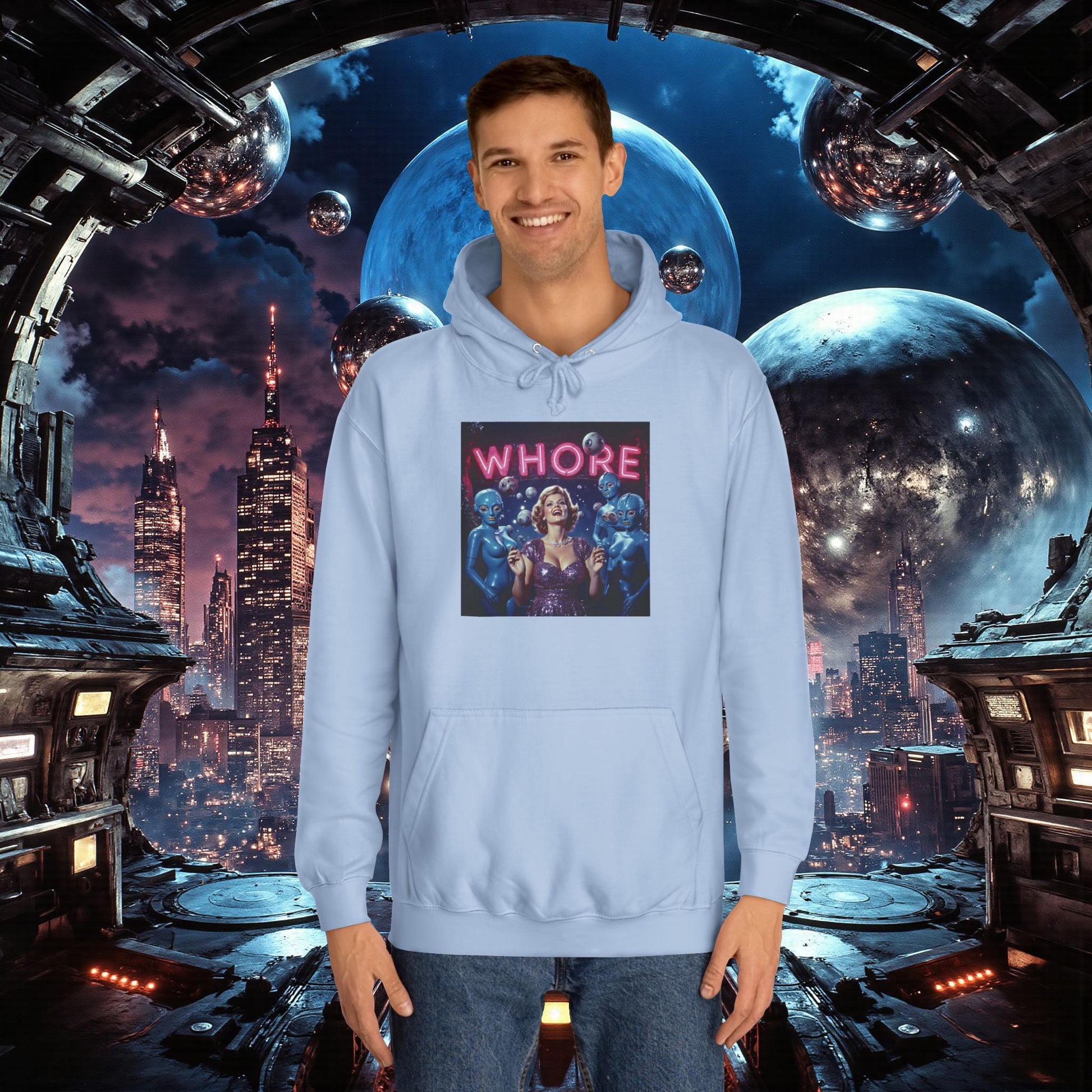 College Hoodie | WHORE