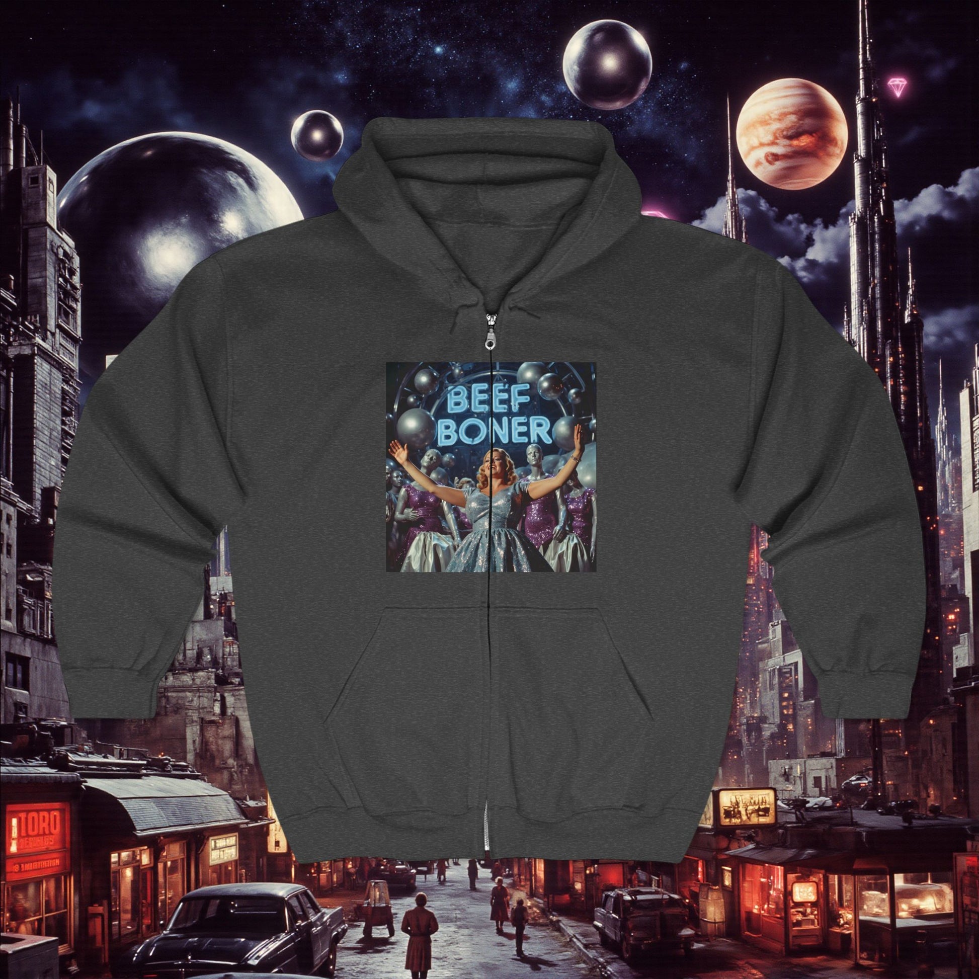 Zip Hoodie | Beef Boner