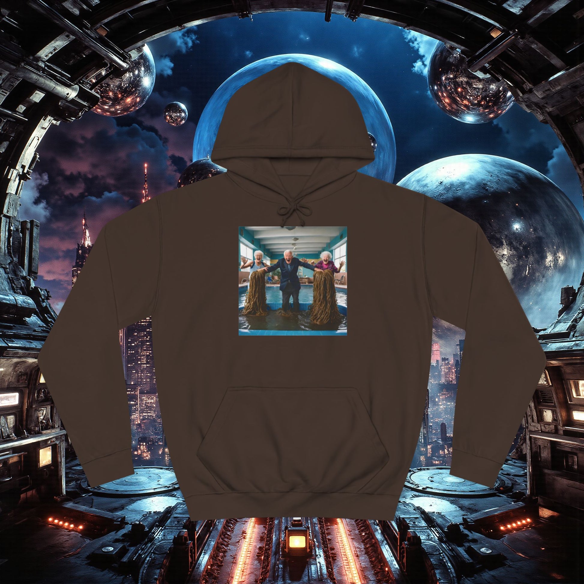 College Hoodie | Grandpa's Worm