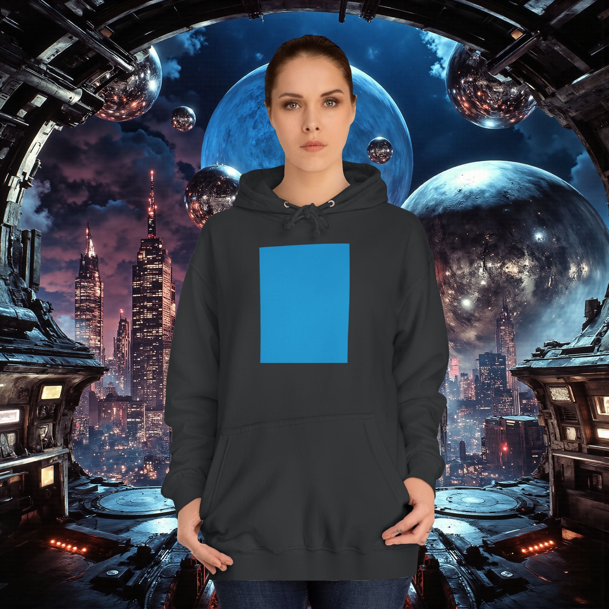 College Hoodie | Bright Blue