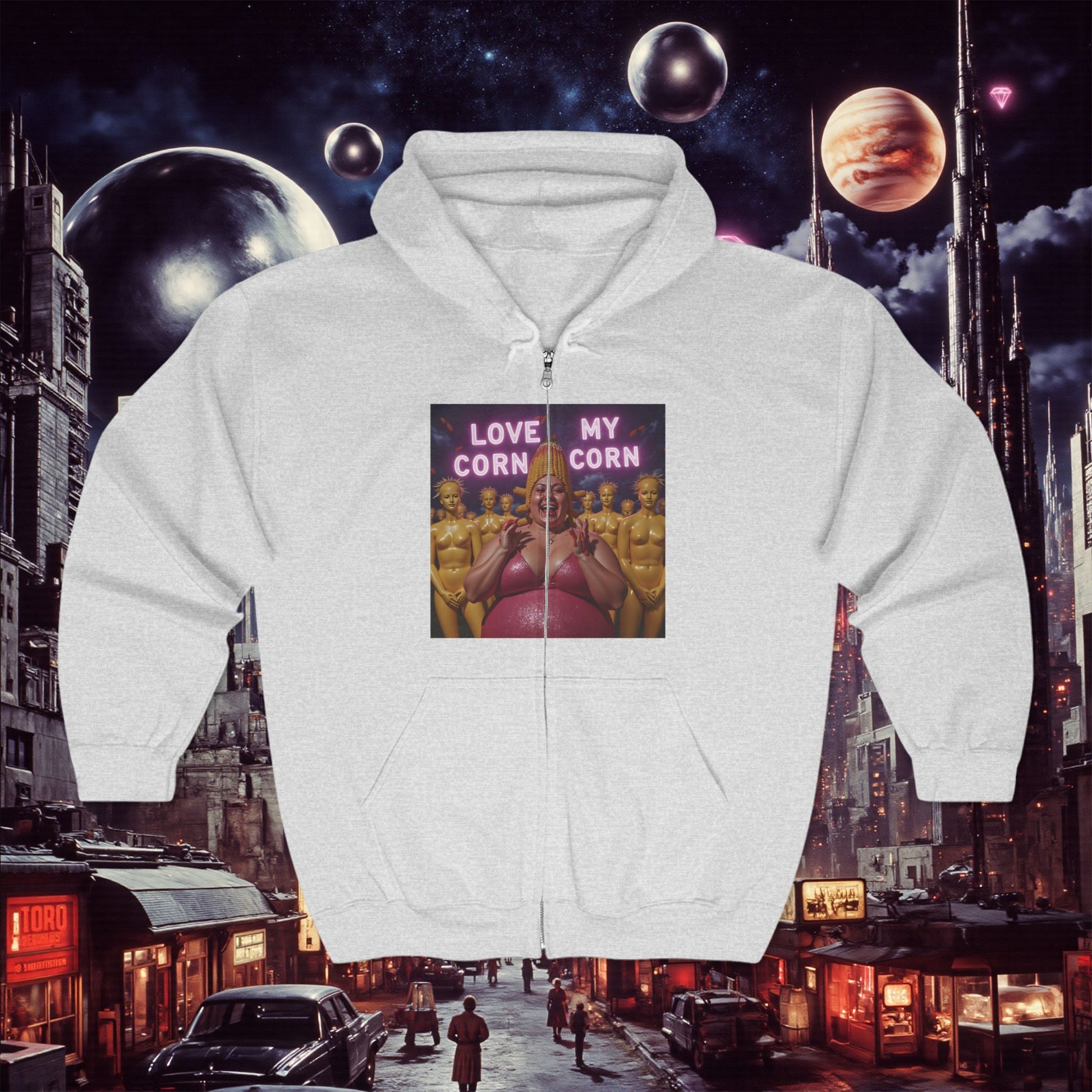 Zip Hoodie | LOVE MY CORN CORN