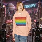 Hoodie Sweatshirt | Distressed Vintage Pride Flag