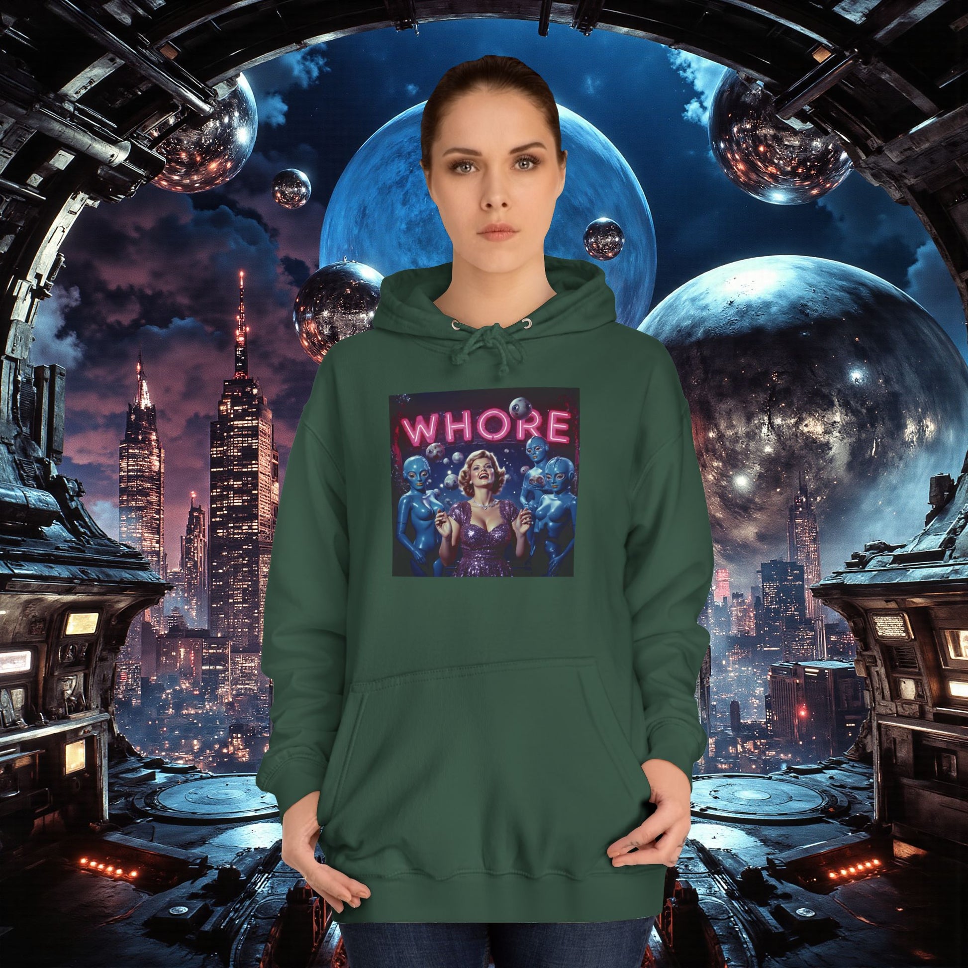 College Hoodie | WHORE