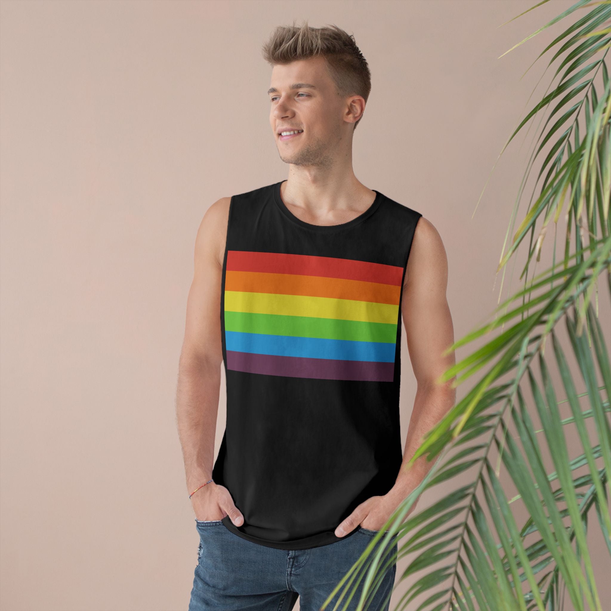 Muscle Tank | Vintage Pride Flag