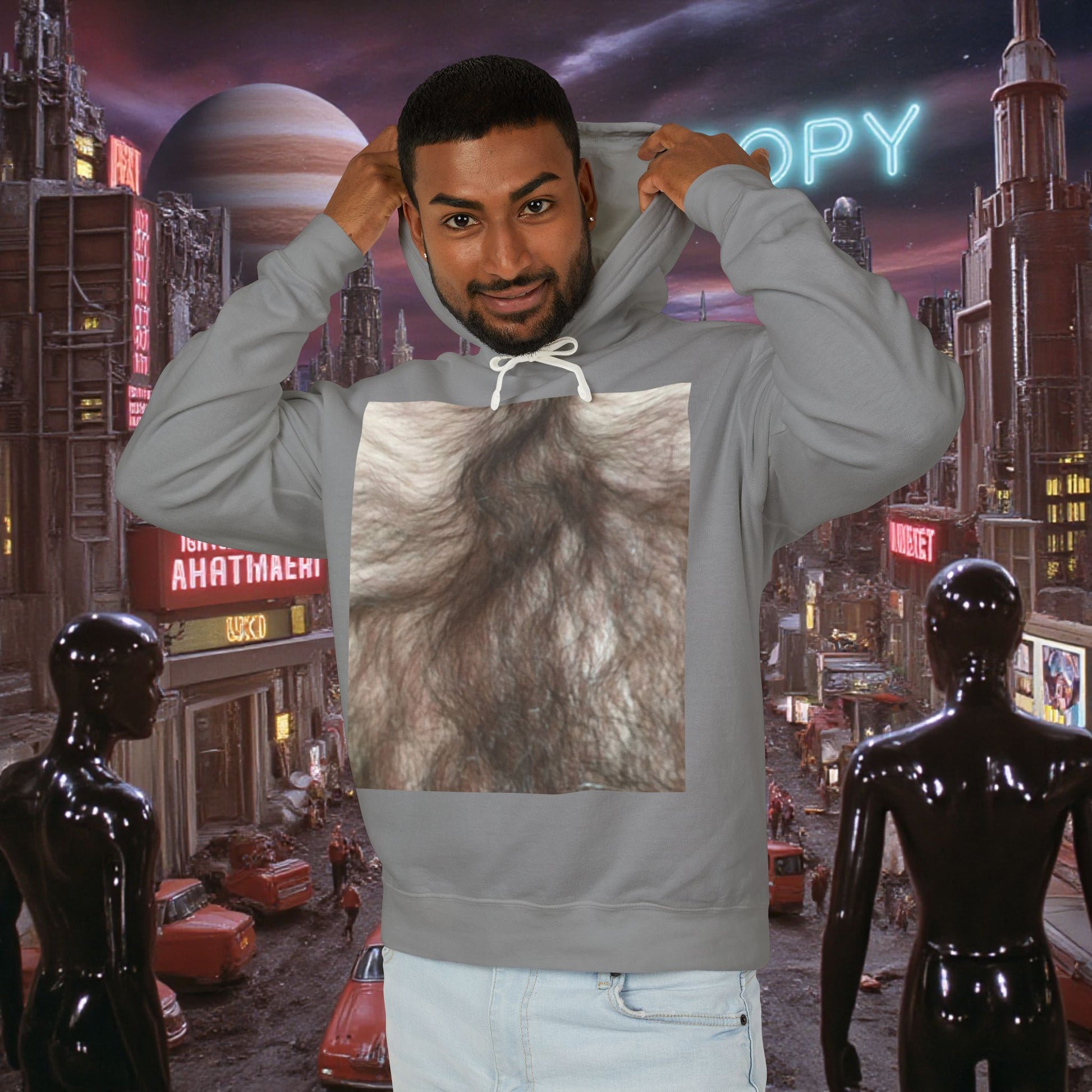 Hoodie Sweatshirt | Hairy Tie Camo