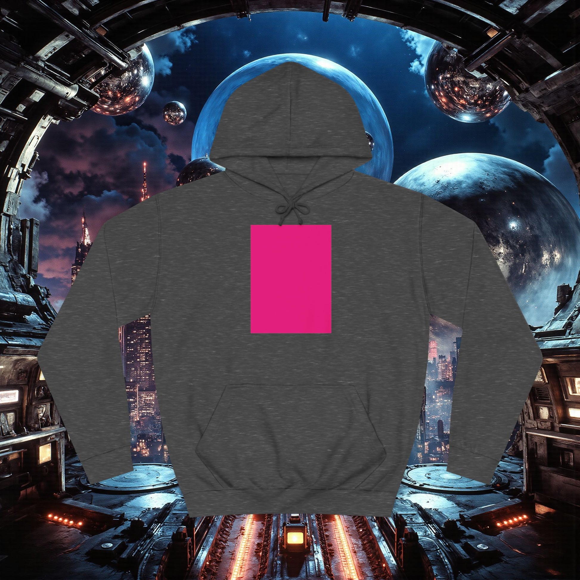 College Hoodie | Bright Pink